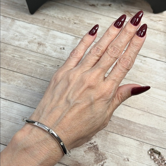 Monet Bangle Bracelet with Gem Accents - Picture 5 of 8